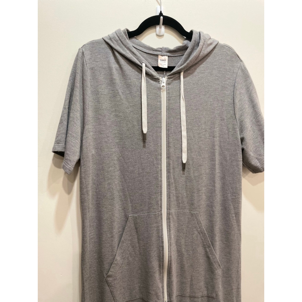 Smash + Tess Jillian Harris Harris Hoofie Short Sleeve Hooded Jumpsuit M Zip - Picture 2 of 6